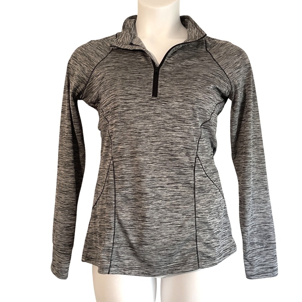 Bally Pullover 1/4 Zip Medium Spacedye Athleisure Athletic Wear‎ Lightweight